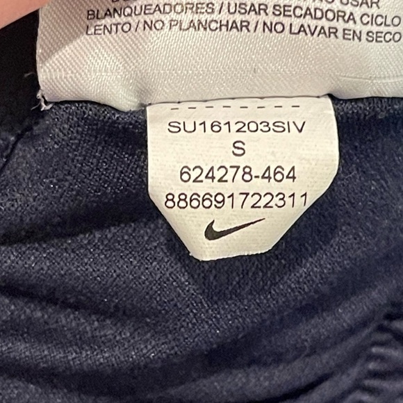 Nike Dri fit navy orange running shorts - Picture 5 of 5